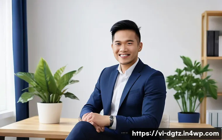 전문가와의 디지털 네트워킹 팁 - A professional Vietnamese man in his early 30s, wearing a smart casual outfit with a crisp white shi...