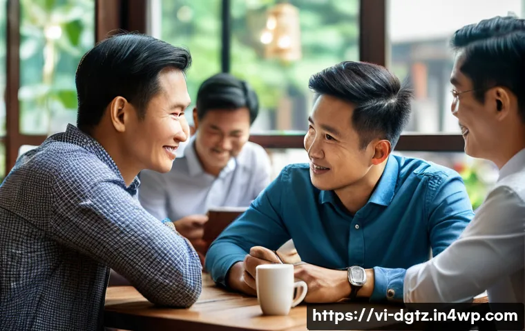 디지털 네트워킹에서의 오프라인 만남 활용하기 - A professional networking event in Hanoi, Vietnam, featuring diverse Vietnamese adults in business c...