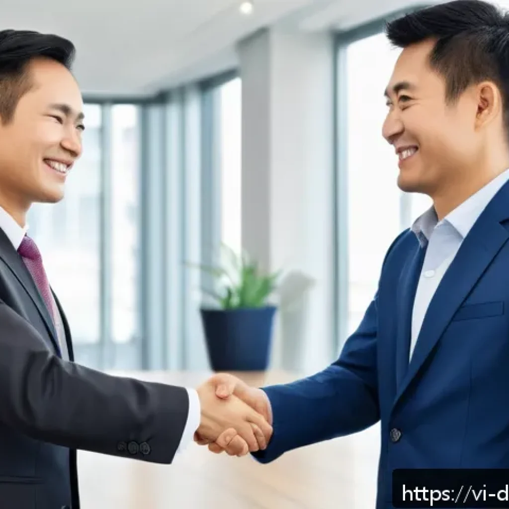 해외 네트워킹을 위한 문화적 접근법 - A professional international business meeting scene featuring diverse professionals from Asia, Europ...